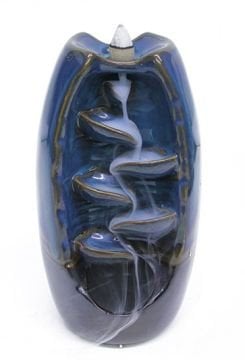 Seramik Geri Akış Çift Taraflı Basamak Tasarım Buhurdanlık