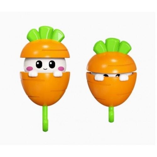 Sevimli Havuç Görünümlü Yapışkanlı Askılık