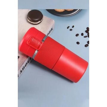 Çift Katmanlı Filtreli Termos Süzgeçli Mug 400 ML
