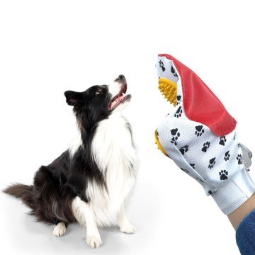 Kedi Köpek Yıkama Tüy Düğüm Çözücü Masaj Eldiveni El Fırçası