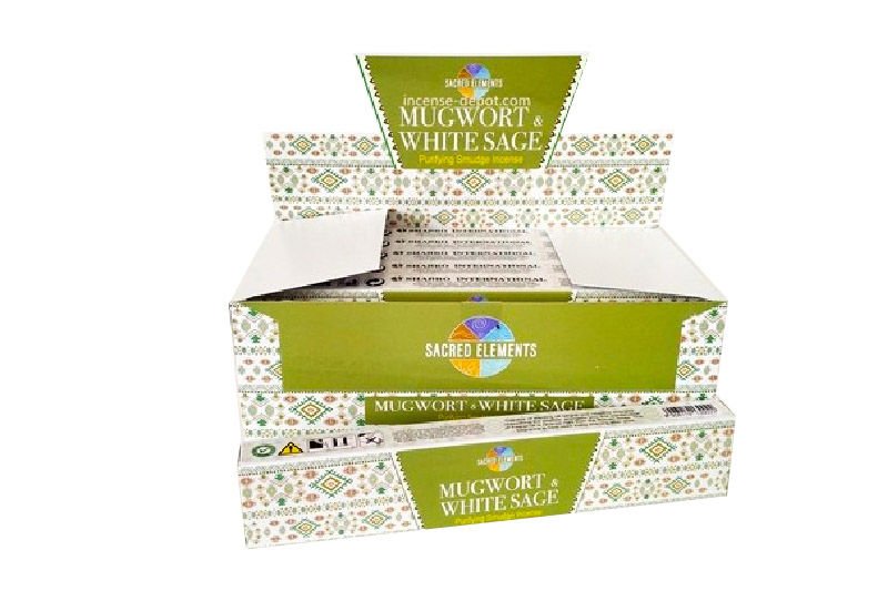 Hem Mugwort White Sage Masala Çubuk Tütsü (12 x 15 Gr)