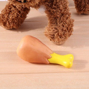 Köpekler İçin Eğlenceli Tavuk Budu Sesli Oyuncak