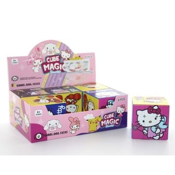 Karakterli Eğitici Sihirli Rubik Zeka Küpü Çocuk Oyun(6 adet)