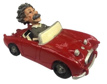 Nostaljik Einstein Otomobil Tasarımlı Polyester Kumbara Biblo