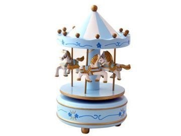 Nostaljik Atlı Karınca Müzik Kutusu