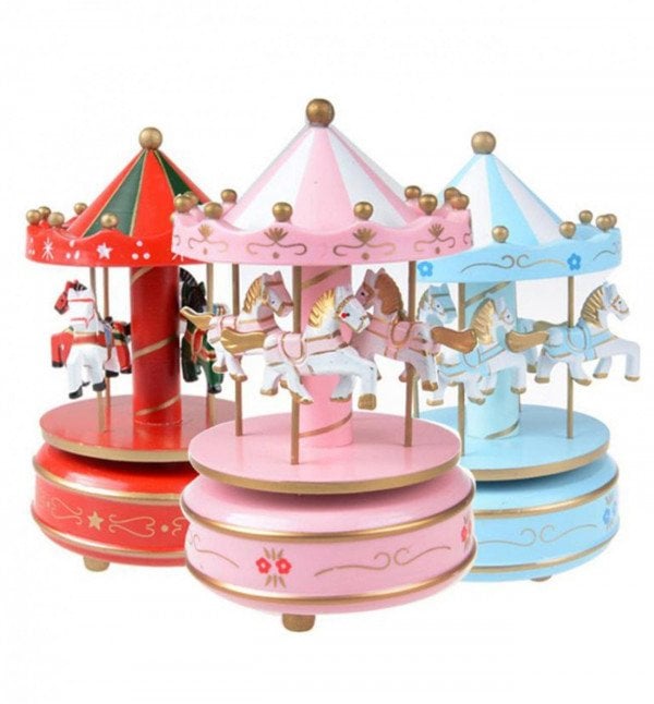 Nostaljik Atlı Karınca Müzik Kutusu