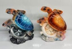 Polyester Dekoratif Deniz Kaplumbağası Biblosu