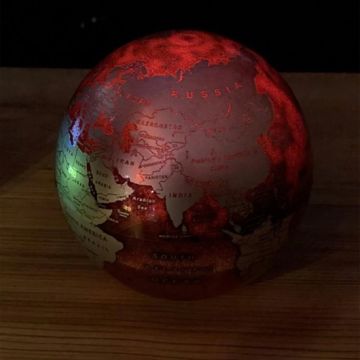 Sihirli Sürekli Dönen Dünya Küresi