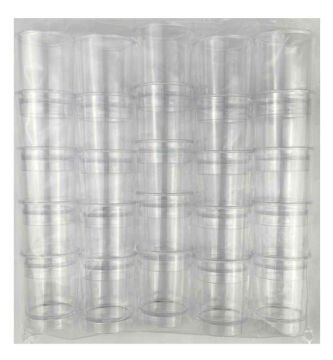 Akrilik Bardak Ve Mumluk (25 Adet)