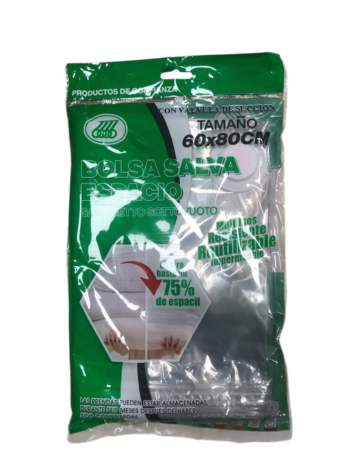 Vakumlu Saklama Torbası %75 Yer Tasarrufu Sağlayan Hurç (60 x 80 cm)