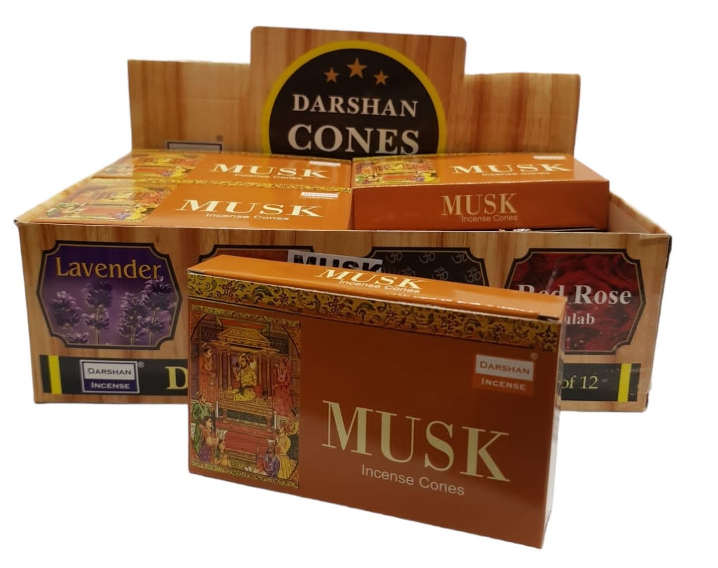 Darshan Musk Konik Tütsü Incense Cones (120 Adet)