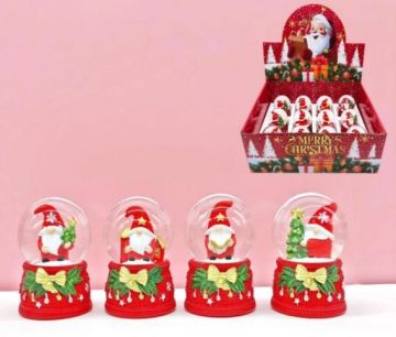 Mini Noel Baba Yılbaşı Cam Kar Küresi
