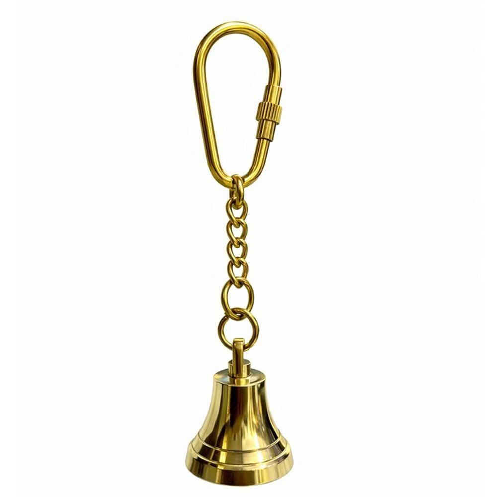 Dekoratif Pirinç Zil Anahtarlık