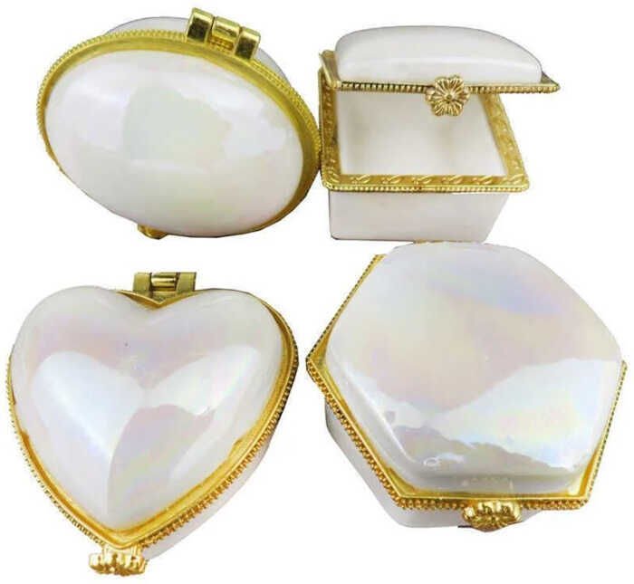 Altın Tasarım Altın Mücevher Kutu Seti (12 Adet)