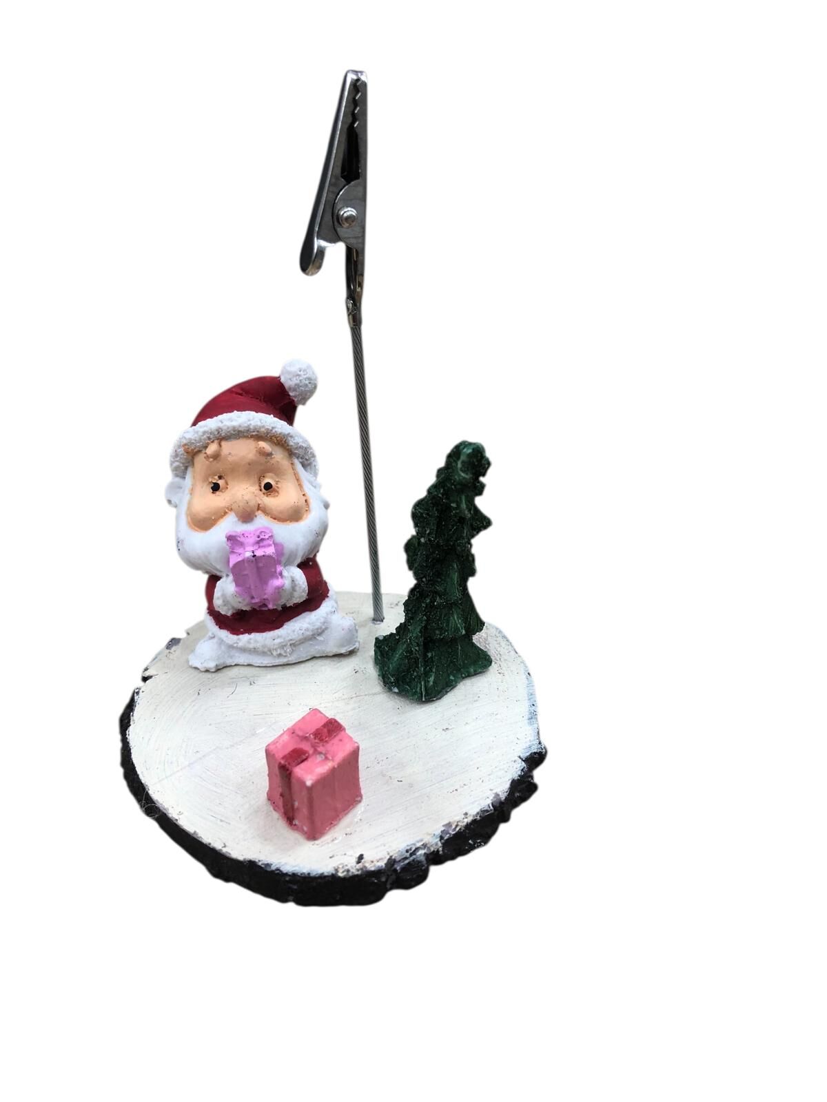 Noel Baba Tasarım Polyester Not Kartvizit Tutucu