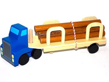 Kütük Taşıyıcı Ahşap Tır Oyuncak