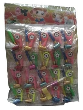 Maç Borazanlı Kaynana Dili Doğum Günü Partisi Süsü (20 Adet)