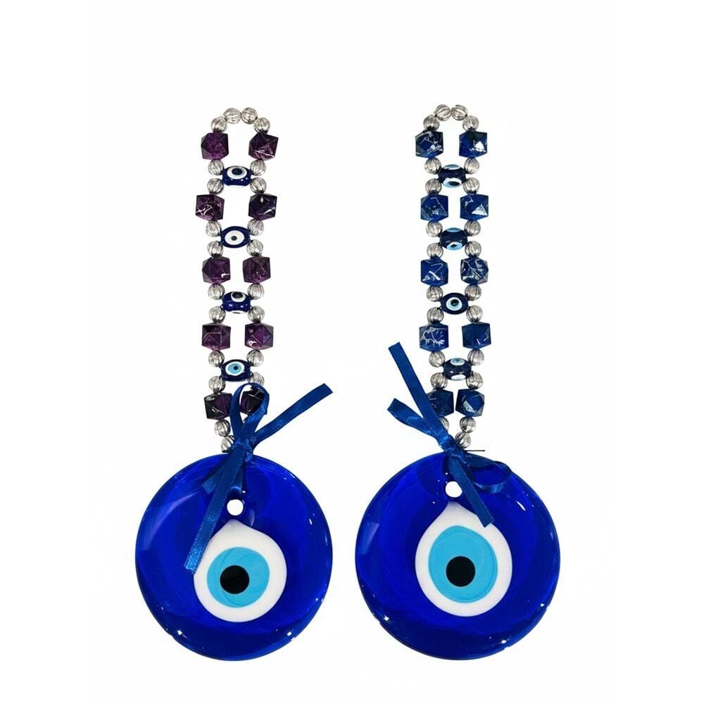 Otantik Taşlı Nazar Boncuğu Askılık Büyük Boy