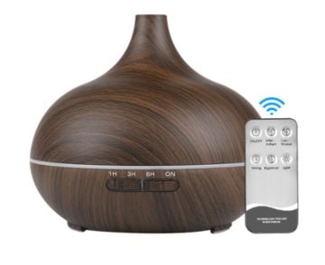 Uzaktan Kumandalı Difüzörü Ultrasonik Hava Nemlendirici 7 Renk Led