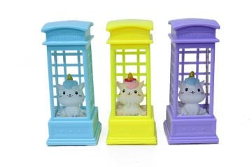 Dekoratif Telefon Kulübesi Boynuzlu At Lamba