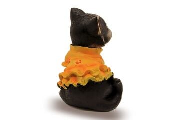 Dekoratif Elbiseli Sevimli Kedi Biblosu