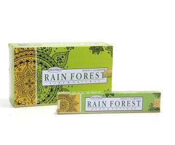 Deepika Rain Forest Masala Agarbatti Pure & Natural Çubuk Tütsü (15gr x 12)