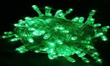 8 Fonksiyonlu Yeşil Yılbaşı Ağacı Işığı 220V led Lamba (10 Metre)