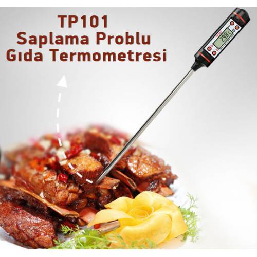 Dijital Gıda Termometresi Yiyecek Sıcaklık Ölçer