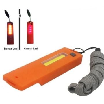 Acil Durum Led Aydınlatmalı Fener Deprem Düdüğü