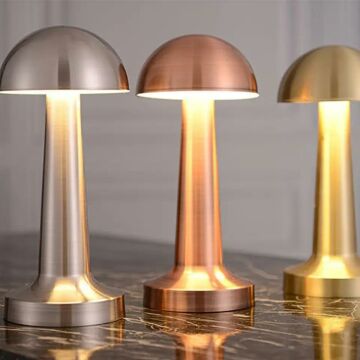 Usb Şarjlı Şapkalı Dokunmatik 3 Modlu Led Masa Lambası