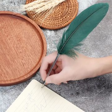 Rengarenk Tüylü Tükenmez Kalem