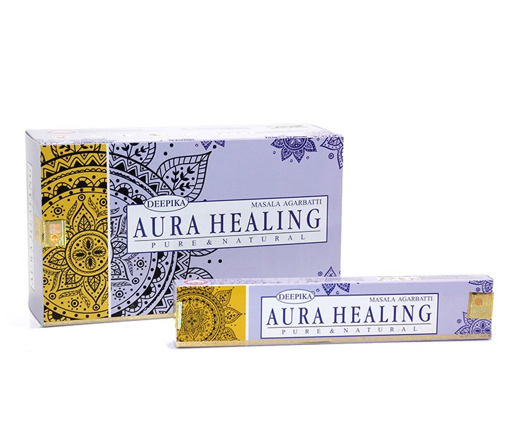 Deepika Aura Healing Masala Agarbatti Pure & Natural Çubuk Tütsü (15gr x 12)