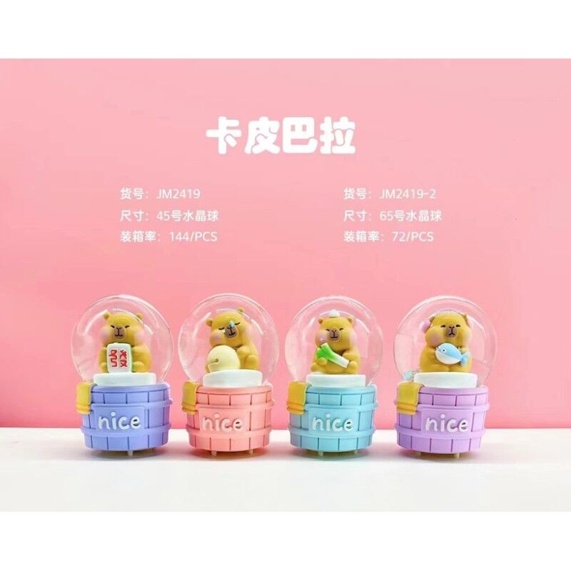 Mini Işıklı Sevimli Tonton Ayıcık Cam Kar Küresi