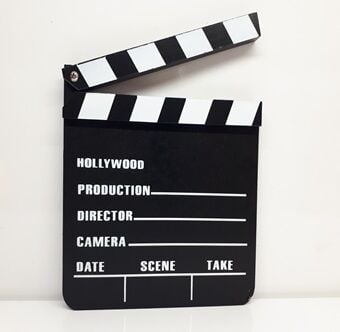 Clapperboard Sinema Klaketi (30 cm 27 cm)