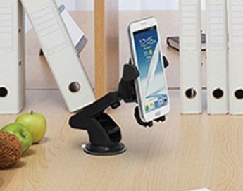 Güçlü Vantuzlu Teleskopik Araç İçi Telefon Tutucu