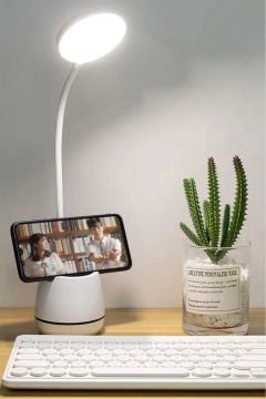 3 Kademeli Dokunmatik Led Esnek Şarjlı Masa Lambası