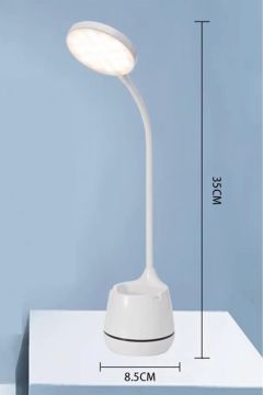 3 Kademeli Dokunmatik Led Esnek Şarjlı Masa Lambası