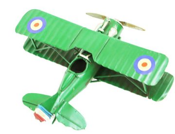 Dekoratif Metal Çift Kanatlı Keşif Uçak