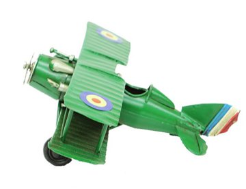 Dekoratif Metal Çift Kanatlı Keşif Uçak