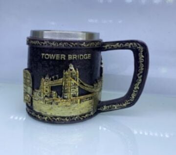 Tower Bridge Tasarımlı 3 Boyutlu Kupa Bardak