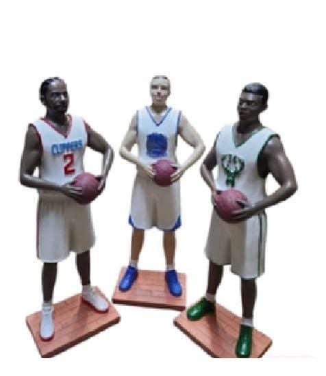 Dekoratif Polyester Basketbolcu Biblosu (33 cm)