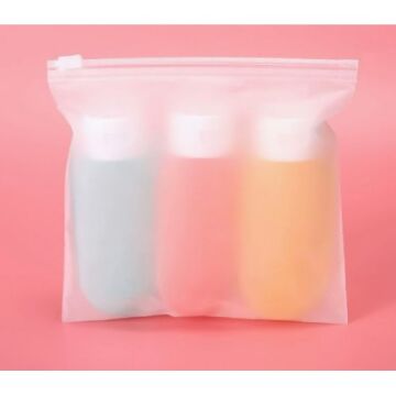 3'lü Doldurulabilir Seyahat Tipi Krem Şampuan Seti