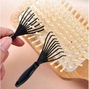 Pratik Tarak Temizleme Saç Fırça Aparatı Saç Tırmığı (2 Adet)