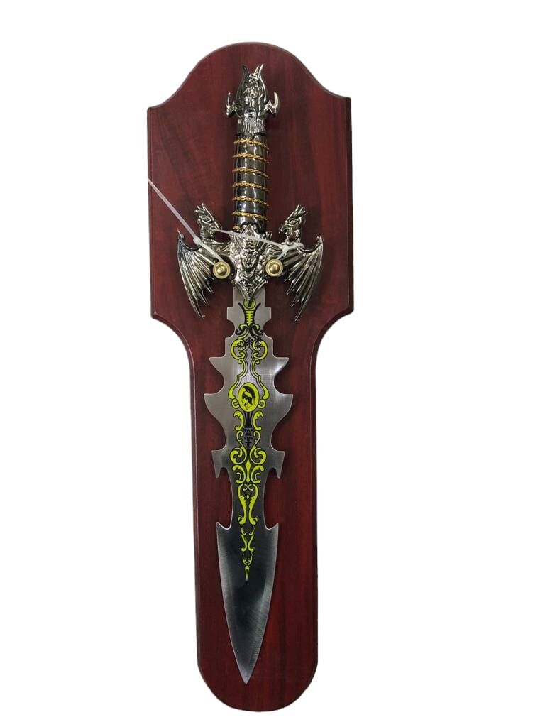 Bordo Antik Kılıç Duvar Süsü (50 cm x 15 cm)