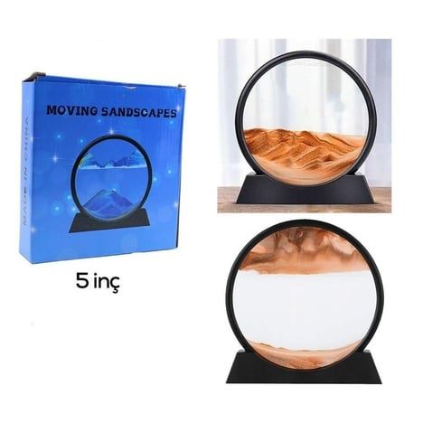 3d Hareketli Derin Deniz Manzaralı Kum Çerçeve (12.7 cm)