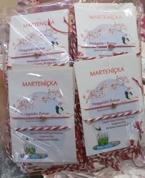 Marteniçka Kartlı Kelebek Dilek Ve Şans Bilekliği