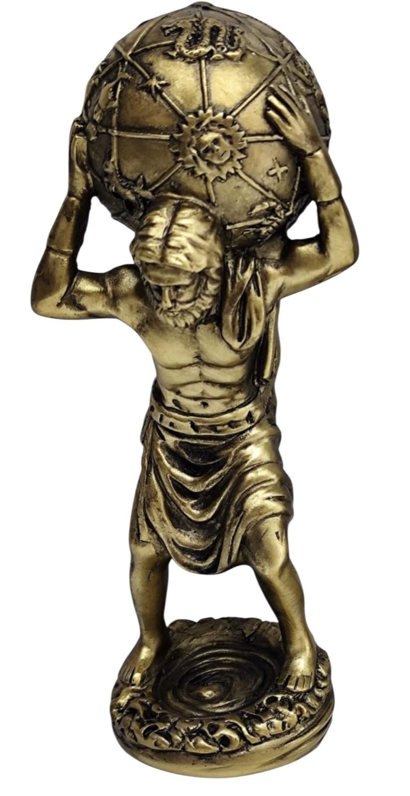 Ephesus Polyester Hediyelik Atlas Heykel Biblo (19 cm)