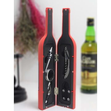 İçki Şişesi Tasarımlı Tirbuşon Seti