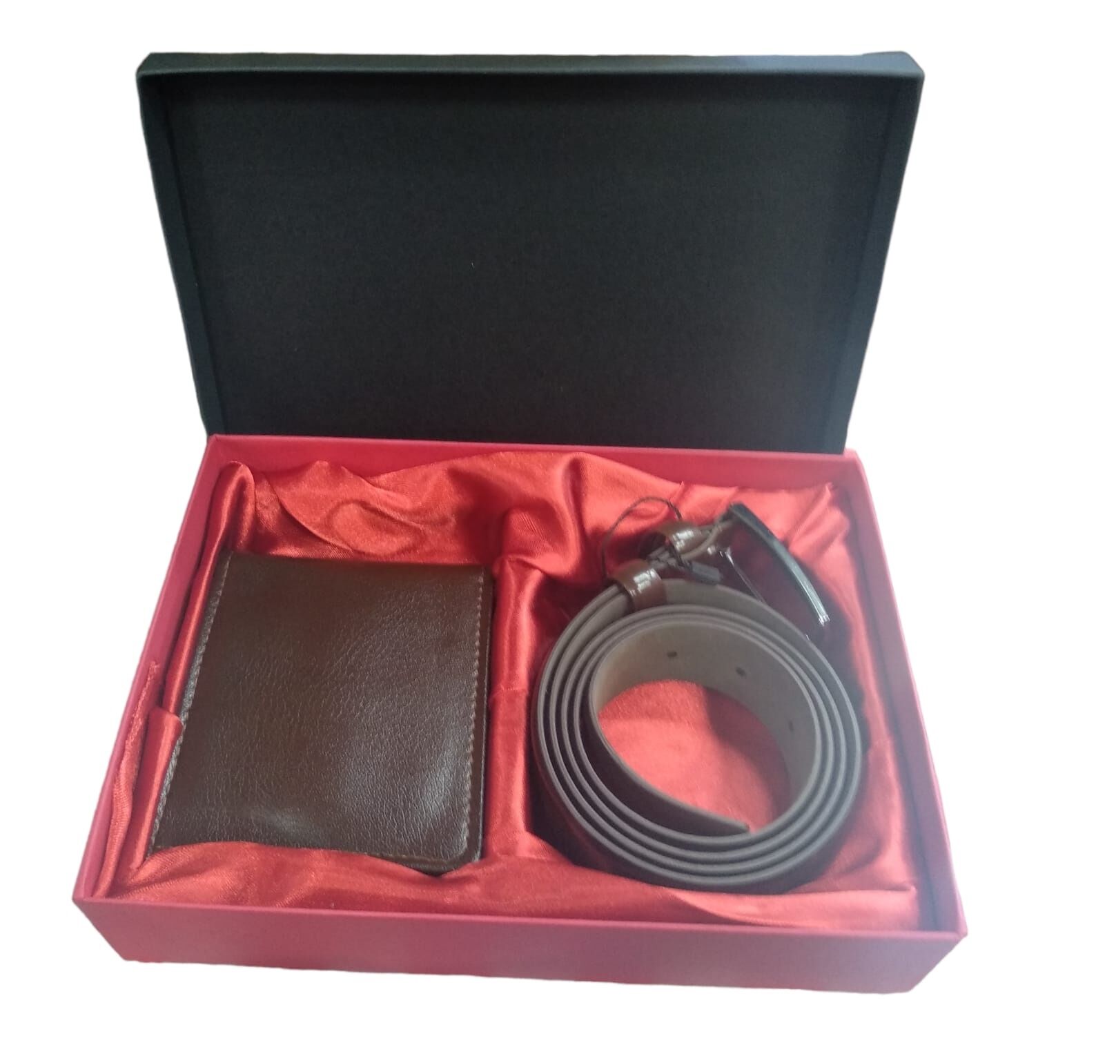 Erkeğe Özel Babalar Günü Hediye Kahve Cüzdan Ve Kemer Seti