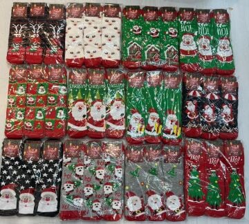 Yılbaşı Noel Baba Kardan Adam Geyik Yılbaşı Çorabı(Kopya)